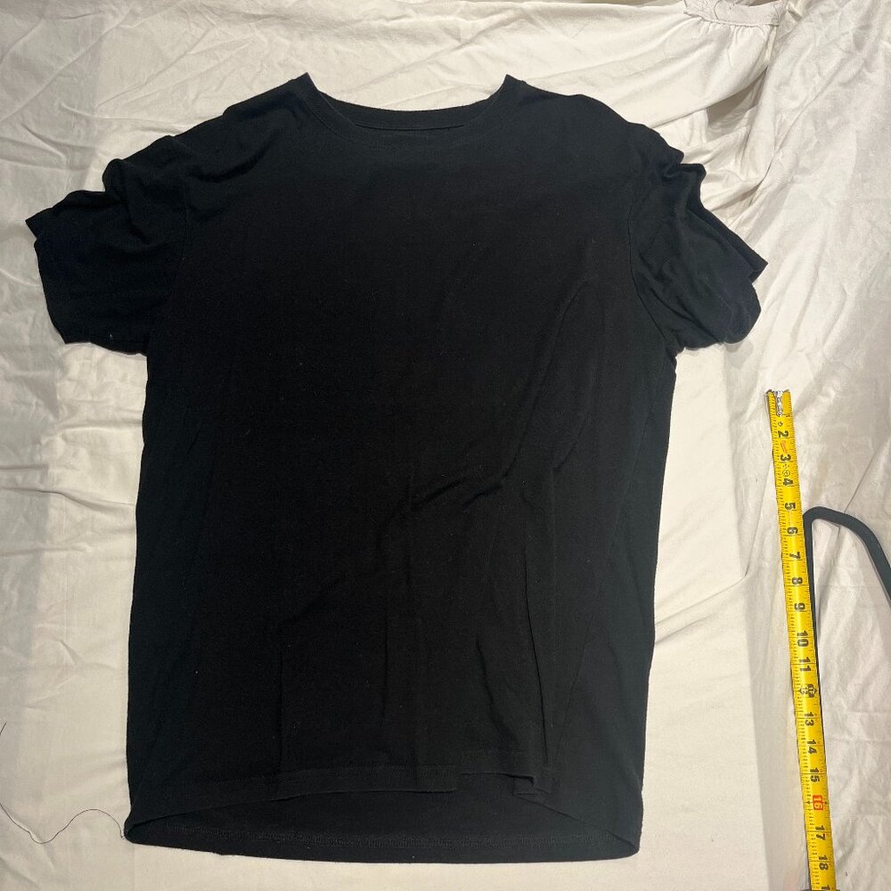 ESNTLS Black Bamboo Tee Size L
